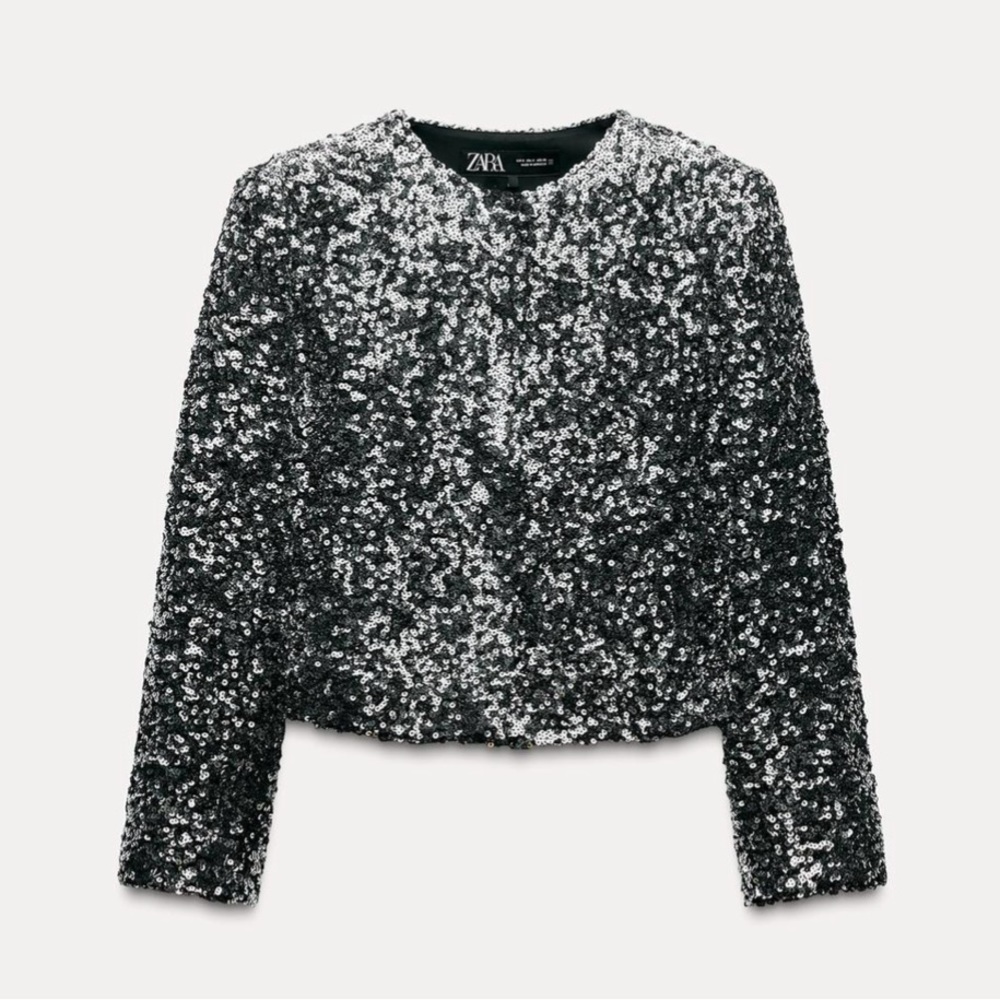 Zara sequin jacket - Picture 6 of 14